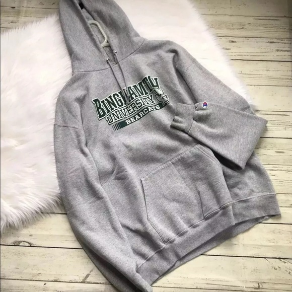 Champion Other - Dated Champion Binghamton Bearcats Hoodie Grey